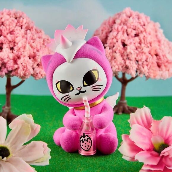 tokidoki Cherry Blossom Cats Series Full Set w/Chaser - Picture 7 of 10